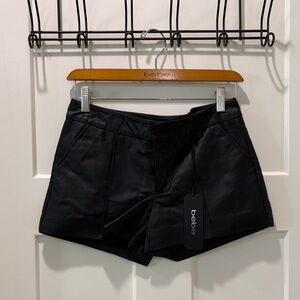Bebe High Waist Black Shorts